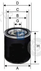  UFI part 2725900 Air Dryer Cartridge, compressed-air system