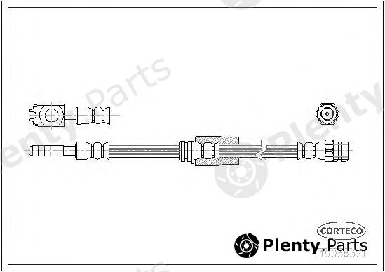  CORTECO part 19036321 Brake Hose
