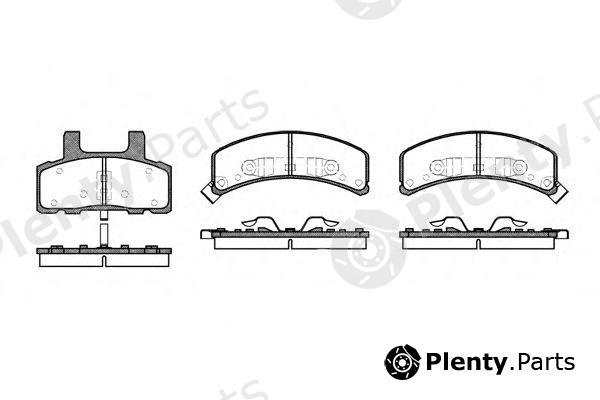  ROADHOUSE part 255202 Brake Pad Set, disc brake