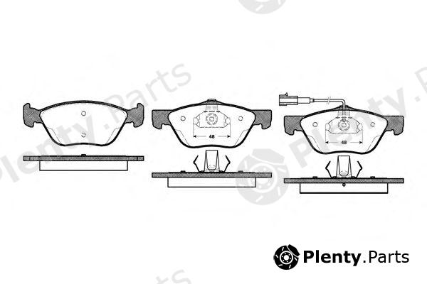  ROADHOUSE part 258921 Brake Pad Set, disc brake