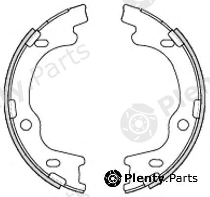  ROADHOUSE part 469900 Brake Shoe Set, parking brake