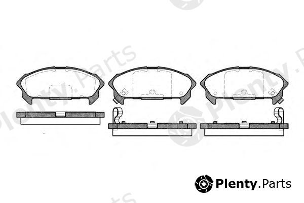  REMSA part 0360.02 (036002) Brake Pad Set, disc brake