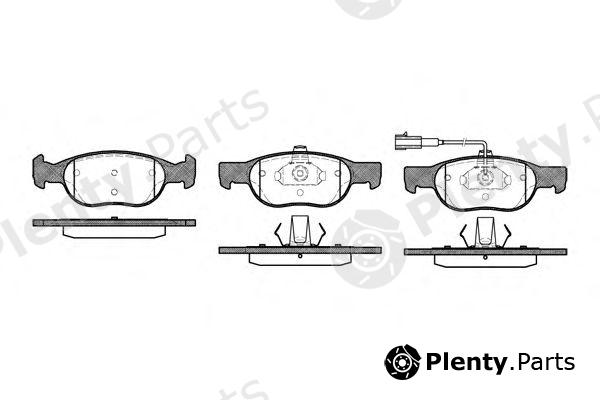  REMSA part 058831 Brake Pad Set, disc brake