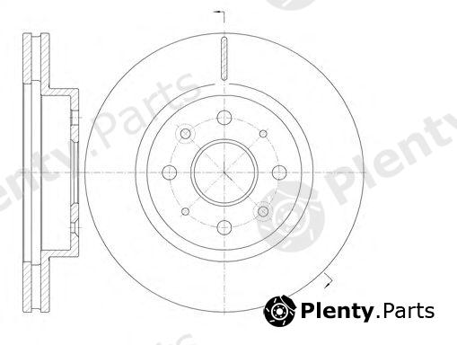  REMSA part 6110310 Brake Disc