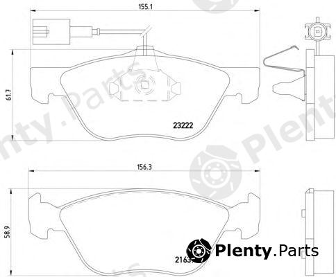  PAGID part T1166 Brake Pad Set, disc brake