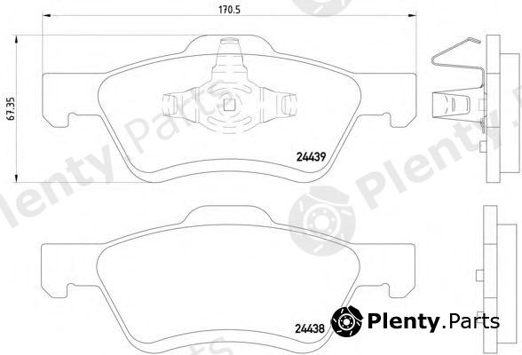  PAGID part T1914 Brake Pad Set, disc brake