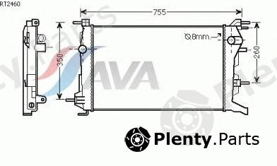  AVA QUALITY COOLING part RT2460 Radiator, engine cooling