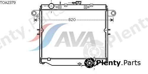  AVA QUALITY COOLING part TOA2379 Radiator, engine cooling