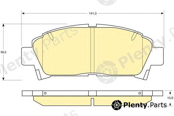  GIRLING part 6111459 Brake Pad Set, disc brake