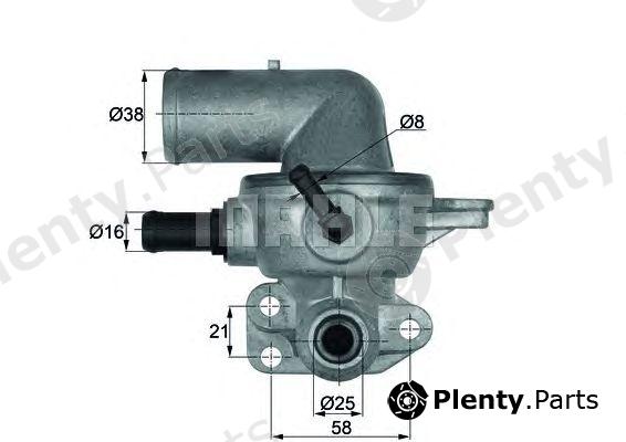  MAHLE ORIGINAL part TI13388D Thermostat, coolant