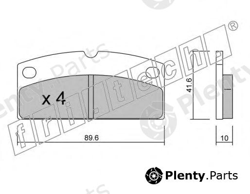  fri.tech. part 783.0 (7830) Brake Pad Set, disc brake
