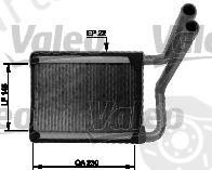  VALEO part 812429 Heat Exchanger, interior heating