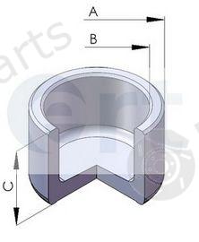  ERT part 150587-C (150587C) Piston, brake caliper