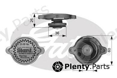  GATES part RC10372 Radiator Cap
