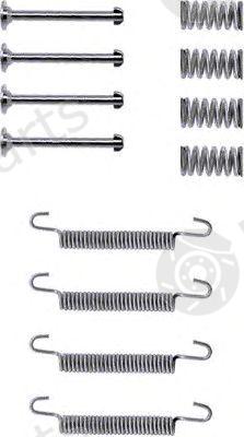  TEXTAR part 97005600 Accessory Kit, parking brake shoes