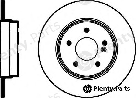  TEXTAR part 92072703 Brake Disc