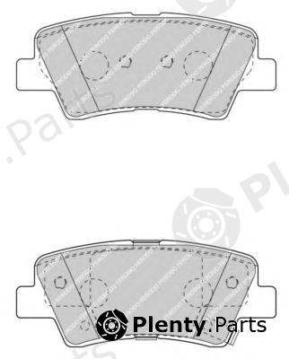  FERODO part FDB4387 Brake Pad Set, disc brake