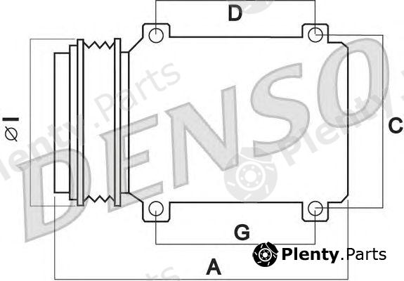  DENSO part DCP50081 Compressor, air conditioning