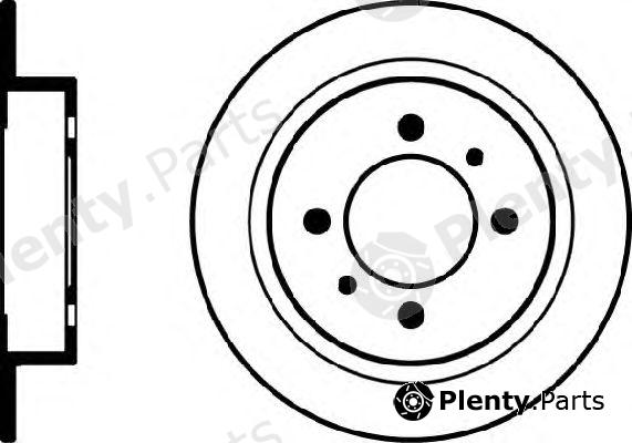  MINTEX part MDC1007 Brake Disc
