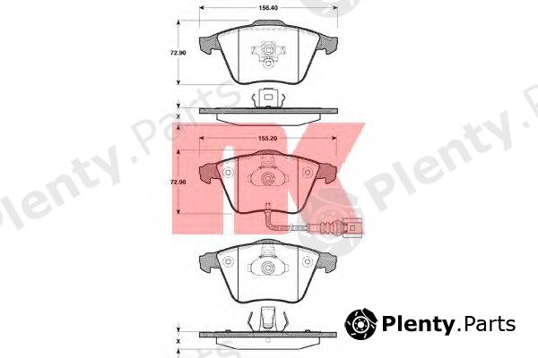  NK part 2247110 Brake Pad Set, disc brake