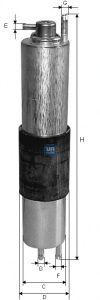  UFI part 3184700 Fuel filter