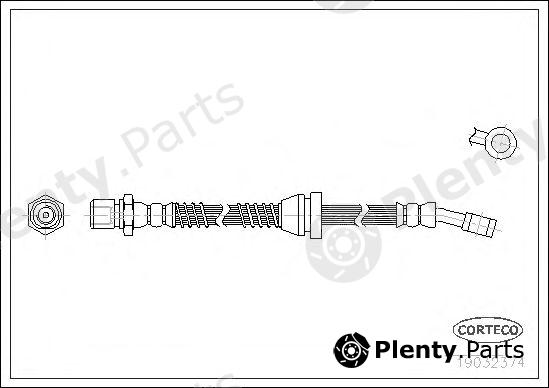  CORTECO part 19032374 Brake Hose