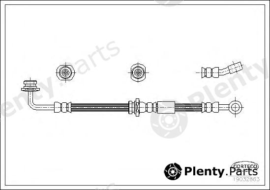  CORTECO part 19032863 Brake Hose