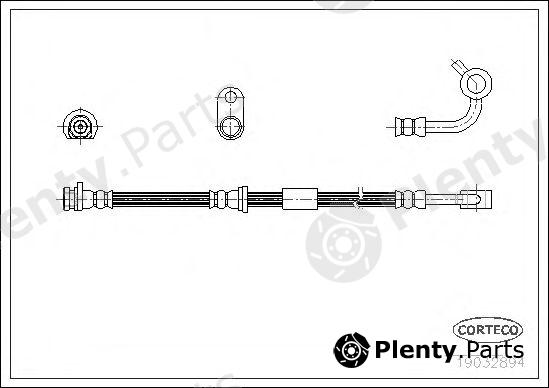  CORTECO part 19032894 Brake Hose