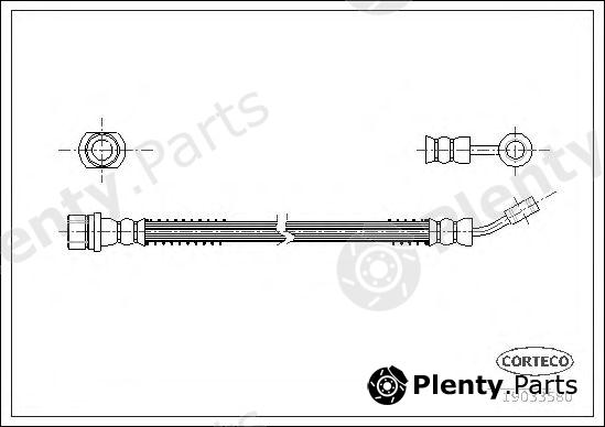  CORTECO part 19033580 Brake Hose