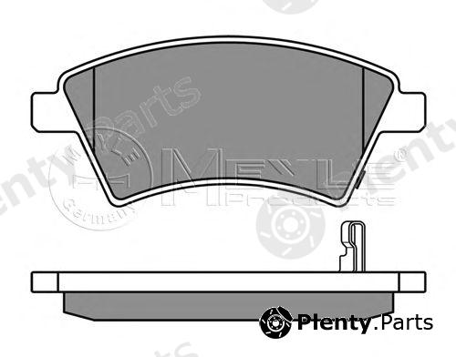  MEYLE part 0252439116/W (0252439116W) Brake Pad Set, disc brake