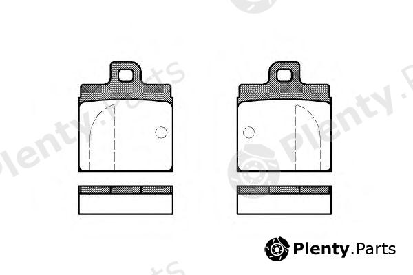  ROADHOUSE part 200400 Brake Pad Set, disc brake