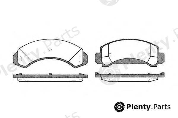  ROADHOUSE part 245400 Brake Pad Set, disc brake
