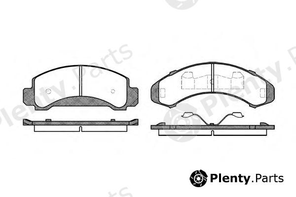  ROADHOUSE part 255000 Brake Pad Set, disc brake