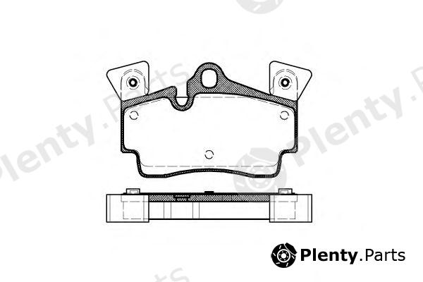  ROADHOUSE part 299610 Brake Pad Set, disc brake