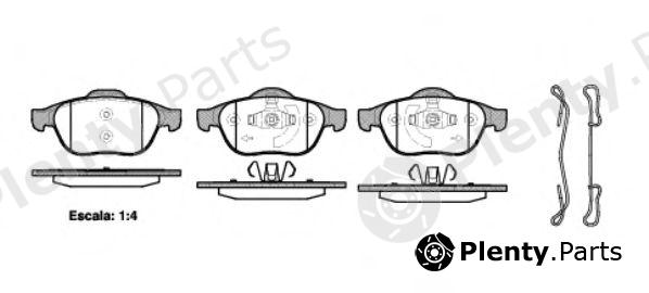  ROADHOUSE part 284320 Brake Pad Set, disc brake