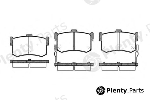  REMSA part 024202 Brake Pad Set, disc brake