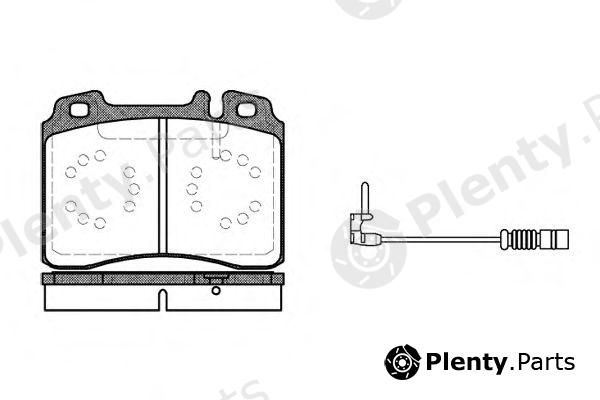  REMSA part 037912 Brake Pad Set, disc brake