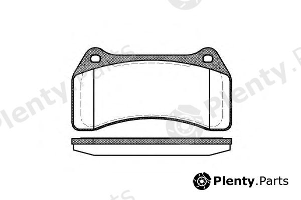  REMSA part 089500 Brake Pad Set, disc brake
