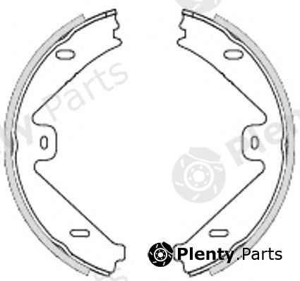  REMSA part 475400 Brake Shoe Set, parking brake
