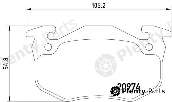  PAGID part T6065 Brake Pad Set, disc brake