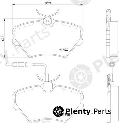  PAGID part T5086 Brake Pad Set, disc brake