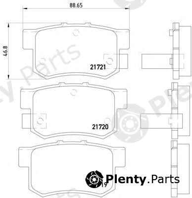  PAGID part T3017 Brake Pad Set, disc brake
