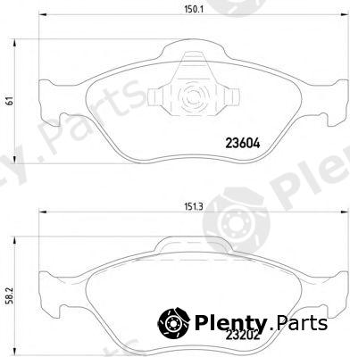  PAGID part T1193 Brake Pad Set, disc brake