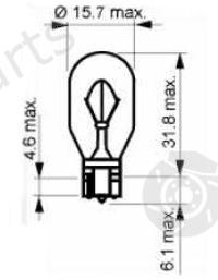  SCT Germany part 202402 Bulb, auxiliary stop light