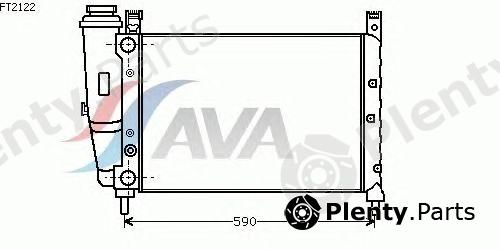  AVA QUALITY COOLING part FT2122 Radiator, engine cooling