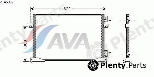  AVA QUALITY COOLING part RTA5339 Condenser, air conditioning