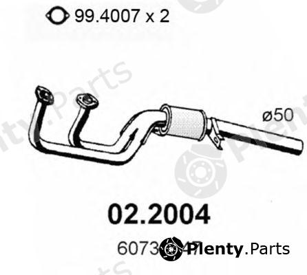  ASSO part 02.2004 (022004) Front Silencer