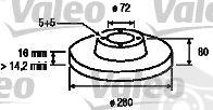  VALEO part 197023 Brake Disc