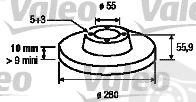  VALEO part 186849 Brake Disc