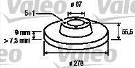  VALEO part 186470 Brake Disc